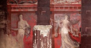 Riemerso a Pompei un eccezionale ciclo di affreschi a tema dionisiaco