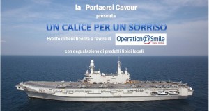 “Un calice per un sorriso”. Serata di beneficenza a Taranto a bordo della portaerei Cavour